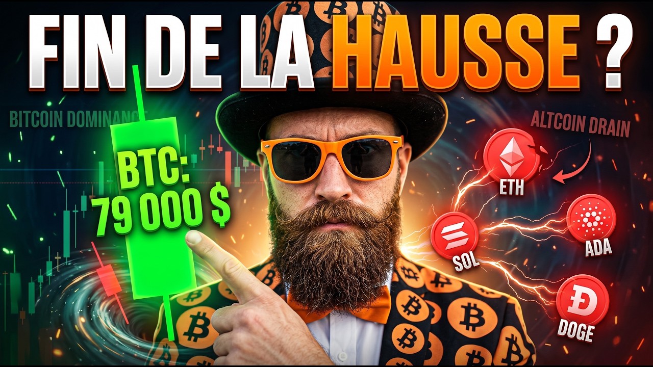 ⚠️BITCOIN TOUCHE 79 000 $ : Les Altcoins corrigent, la hausse est-elle d&eacute;j&agrave; termin&eacute;e ?