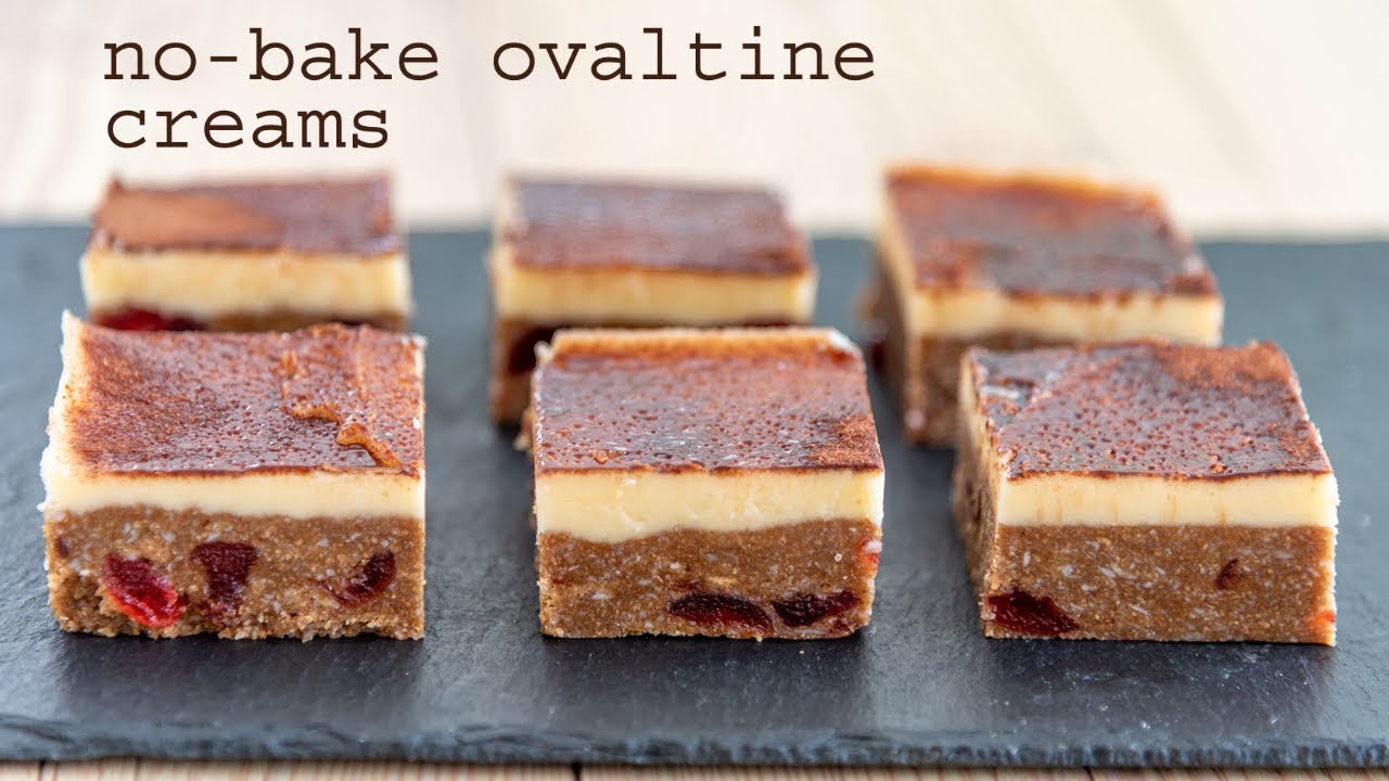 Кремы Ovaltine без выпечки | выпечка в лотке и многое другое