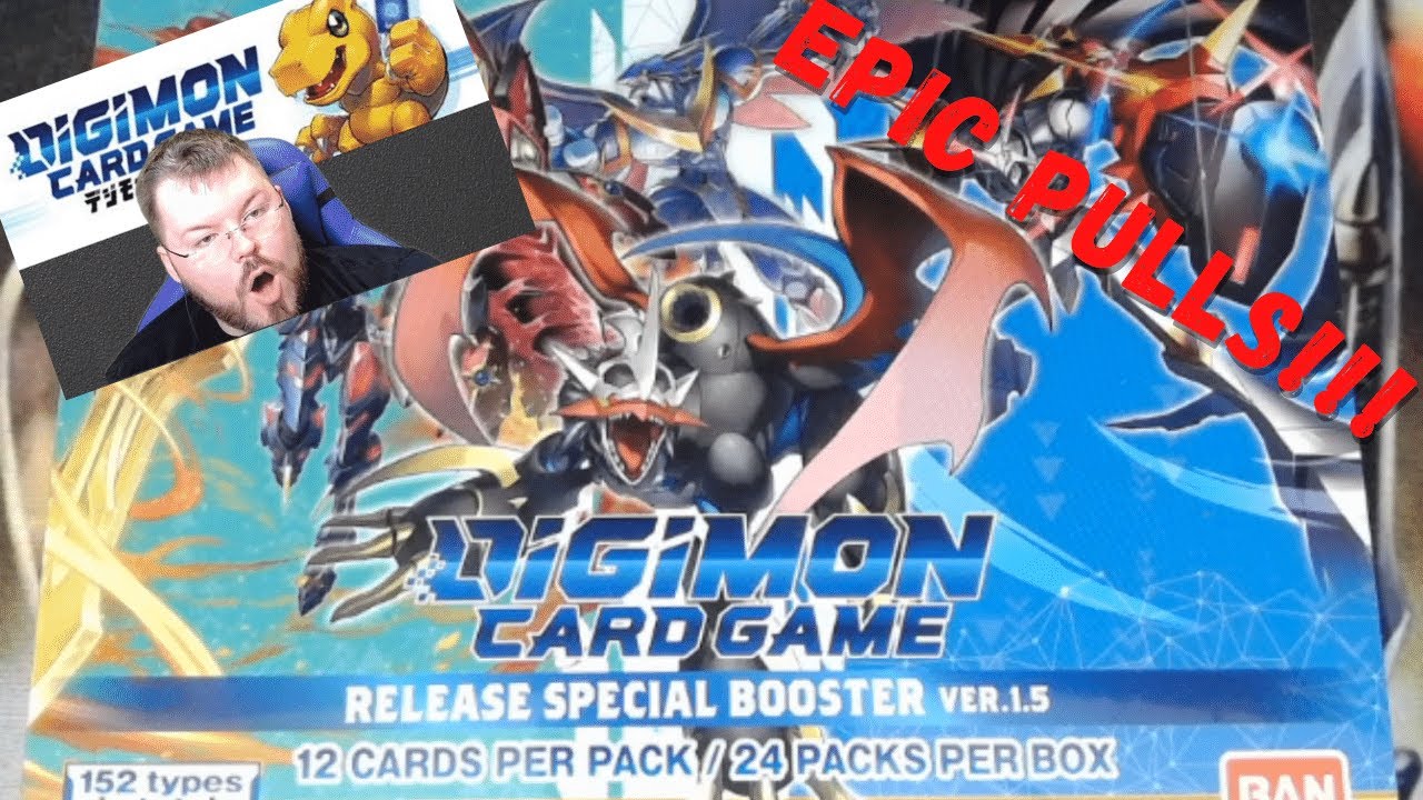 *CRAZY PULLS!!* Opening a Digimon Release Special Ver. 1.5 Booster Box - Hunting for BlackWarGreymon