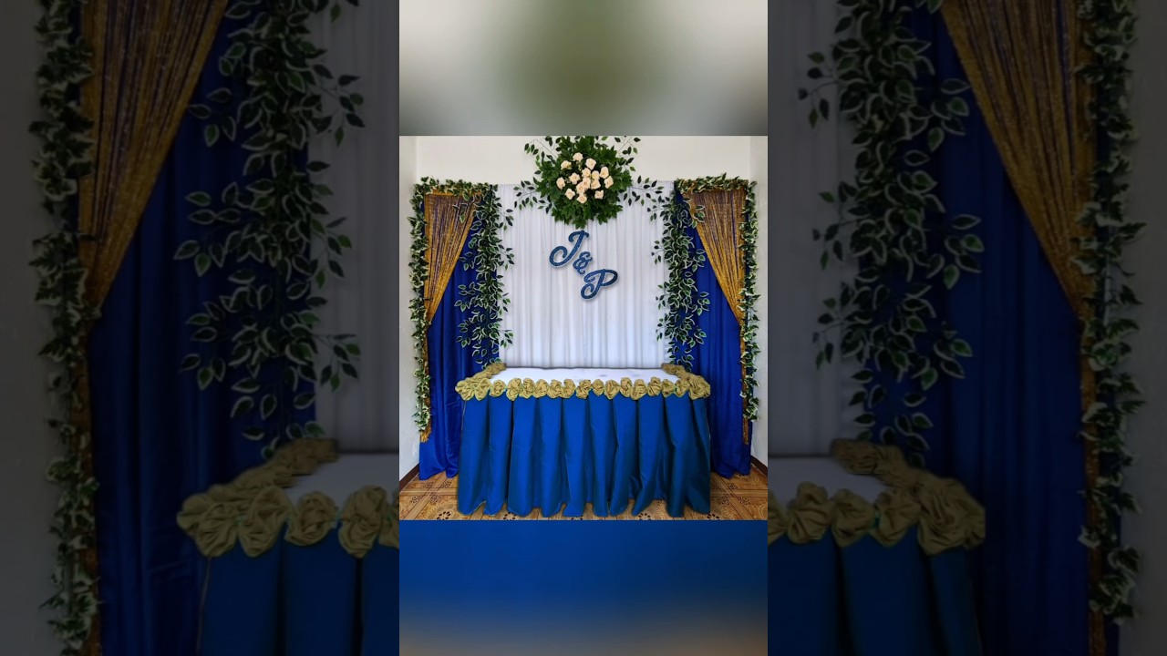 Simple Wedding Decoration Ideas #shorts #shortvideo #easydiy #eventstyling #partyideas #wedding #diy