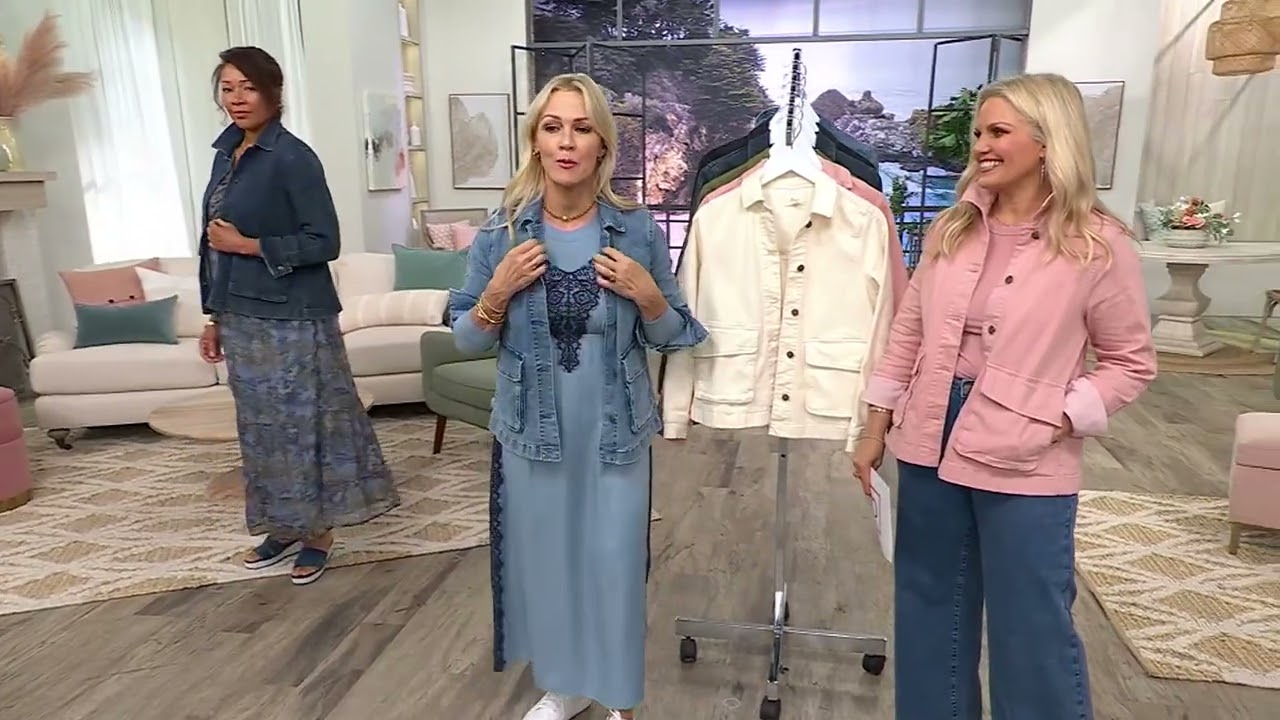 Я от Дженни Гарт Джинсовая куртка Дилана на QVC