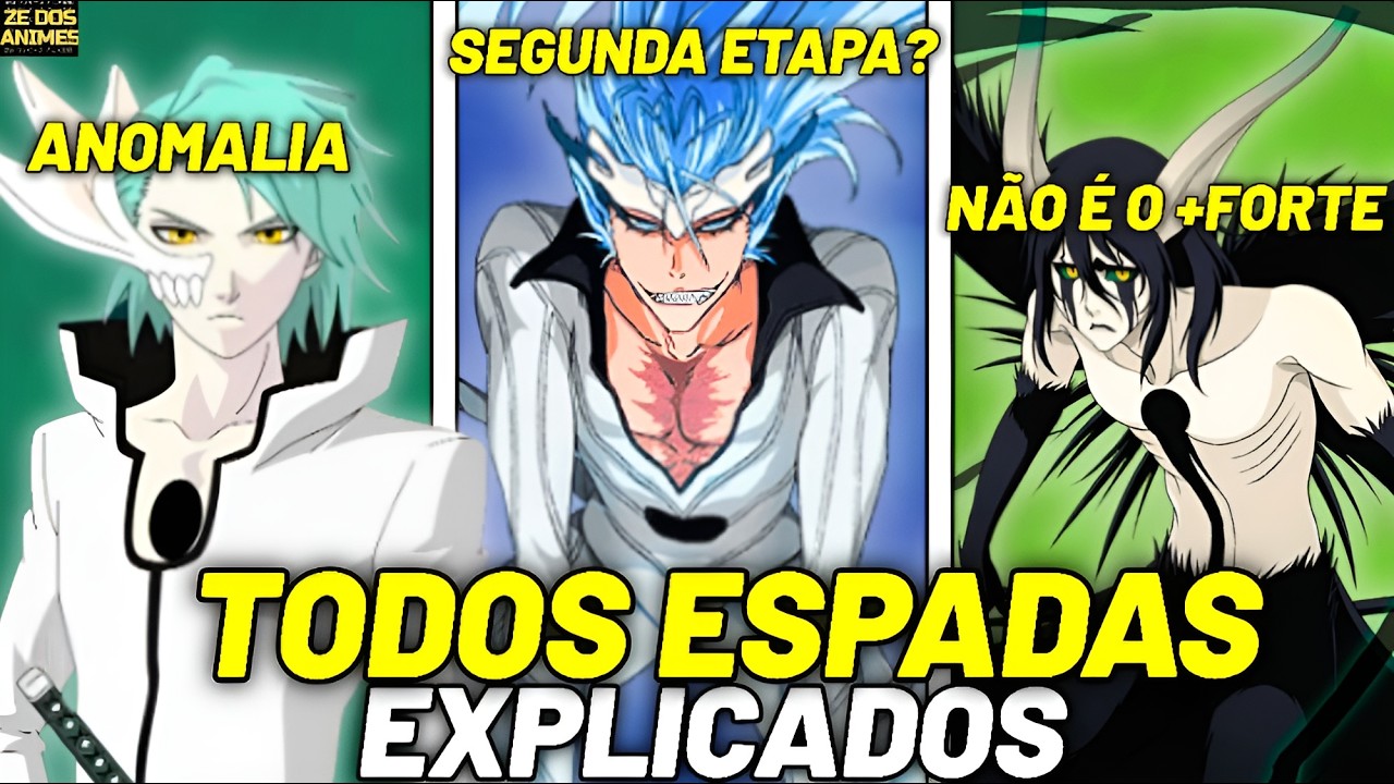 TODOS OS ESPADAS DE BLEACH EXPLICADOS (História, feitos e poderes)