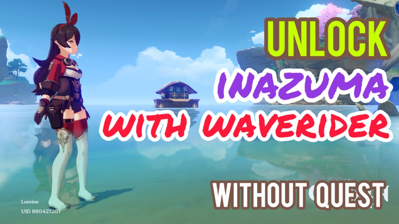 New!!! Go to Inazuma with Waverider without Quest Genshin Impact