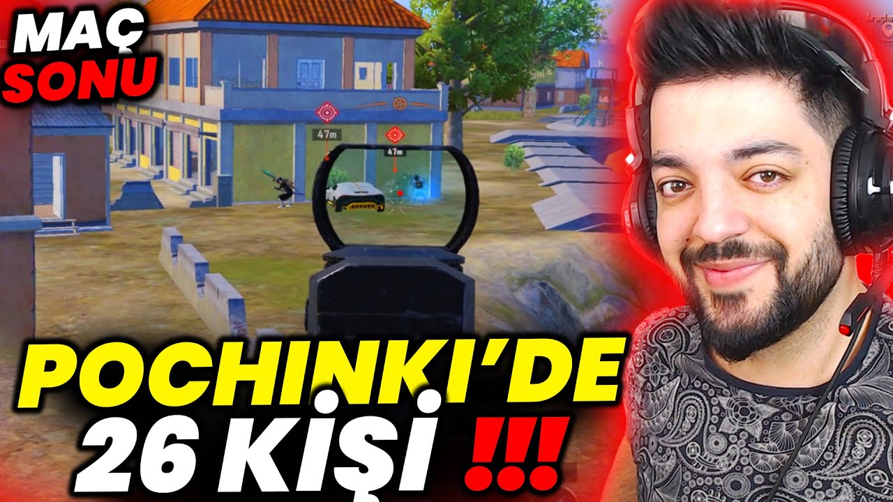 TURNUVA SONU GİBİ FIGHT !! POCHINKIDE 26 KİŞİ OLURSA - PUBG Mobile