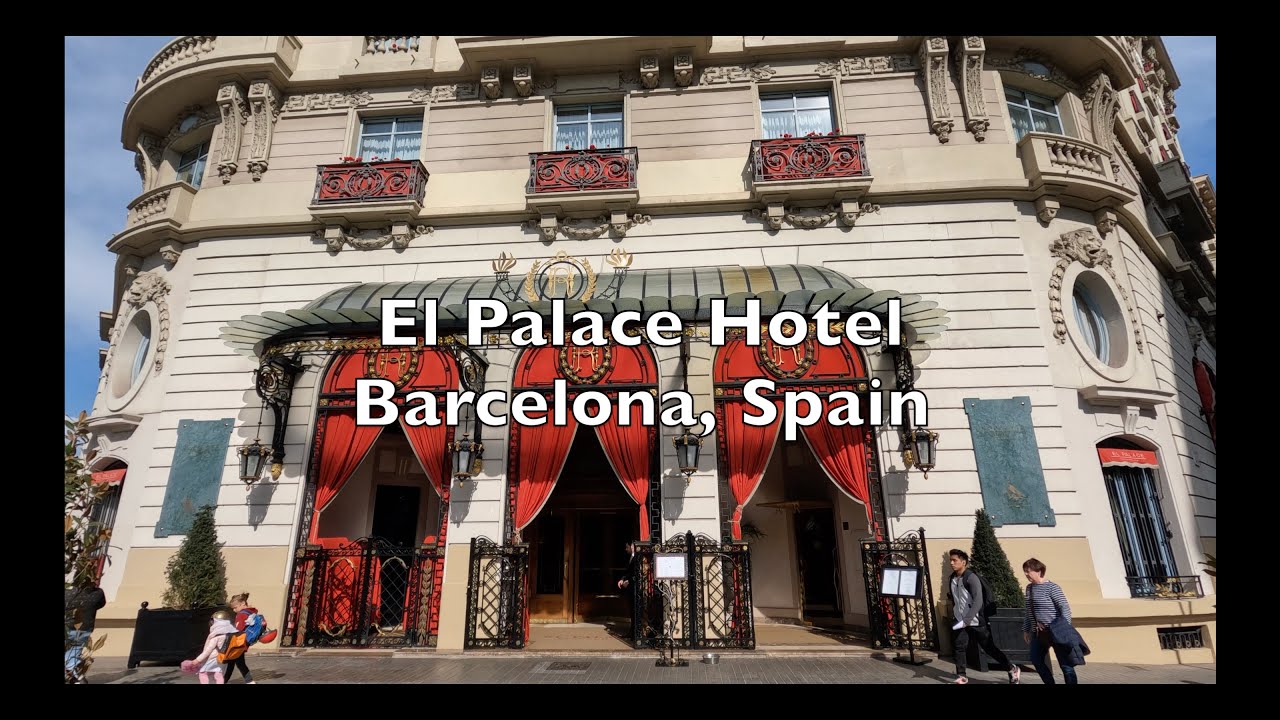 Tim and Tracy check into El Palace Hotel in Barcelona, the city's oldest luxury hotel!