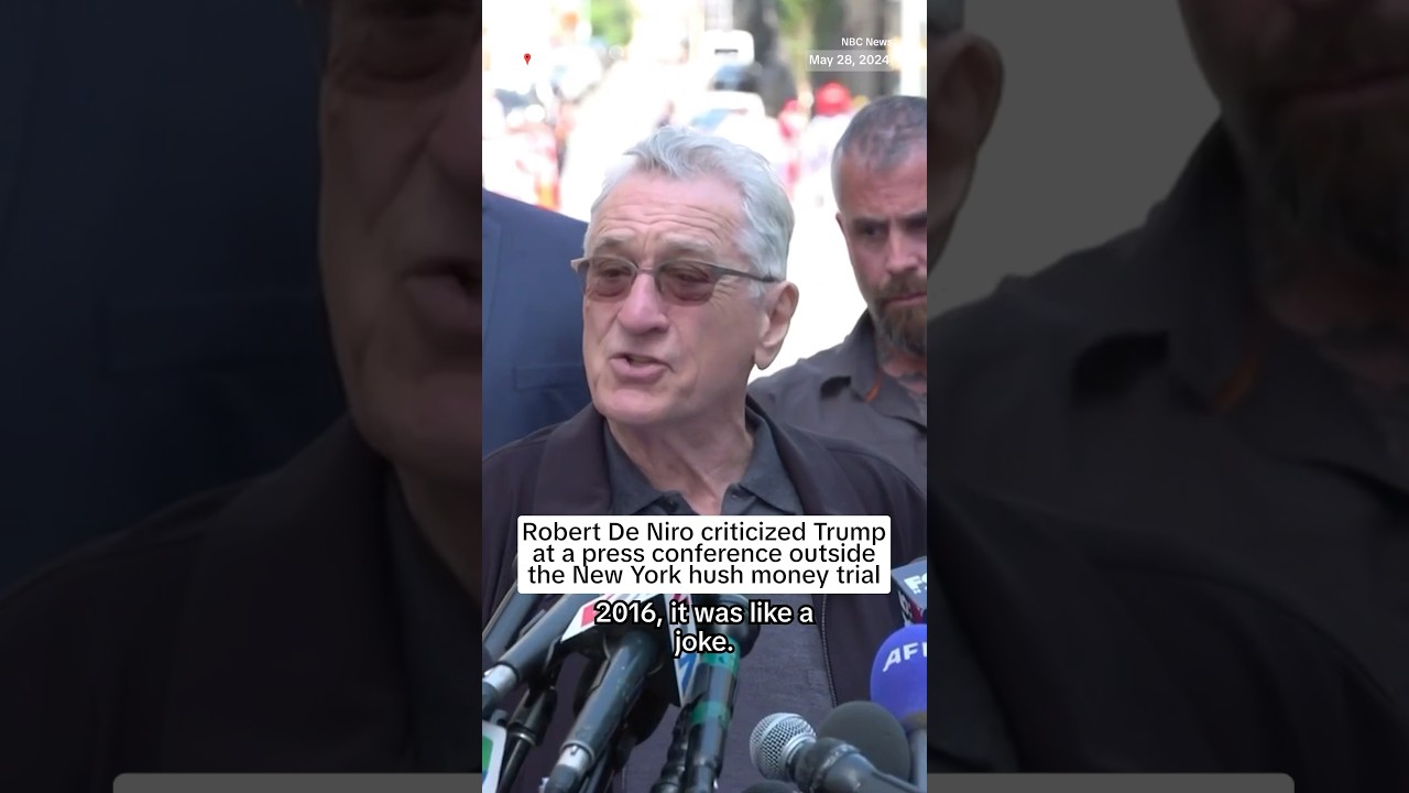 &lsquo;You are gangsters&rsquo;: Robert De Niro clashes with pro-Trump protesters