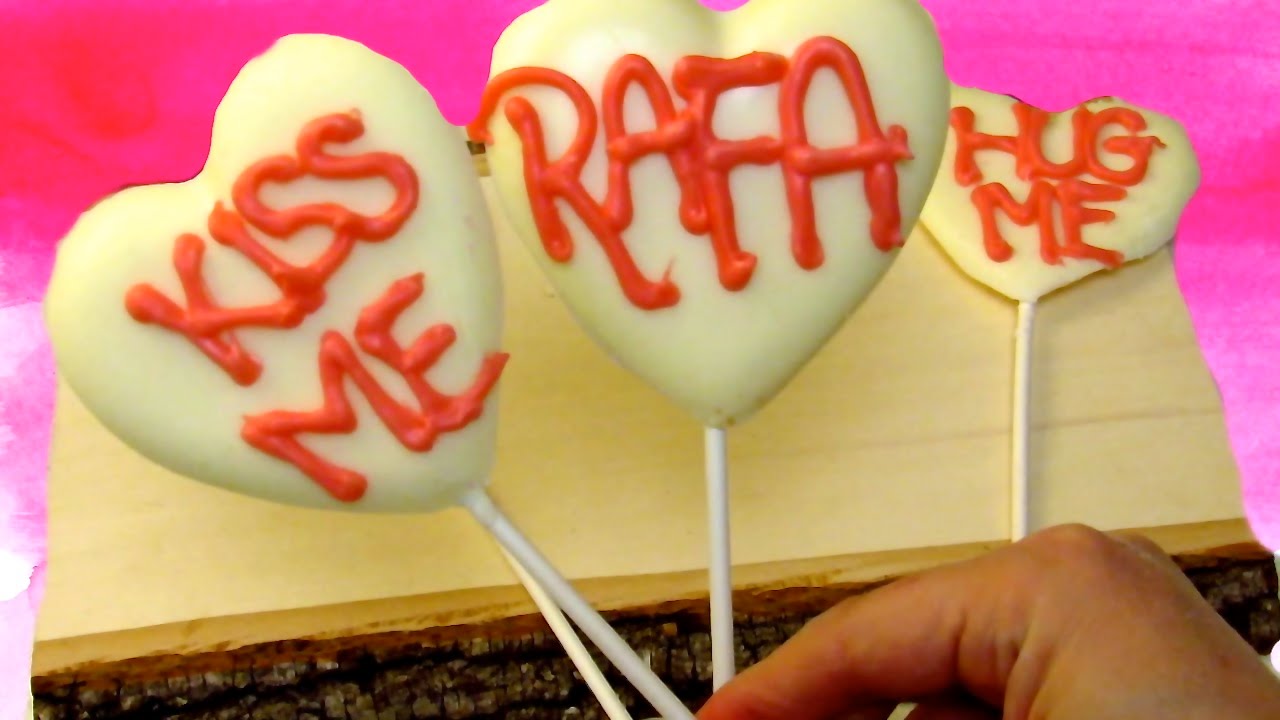 Paletas de Chocolate Personalizadas