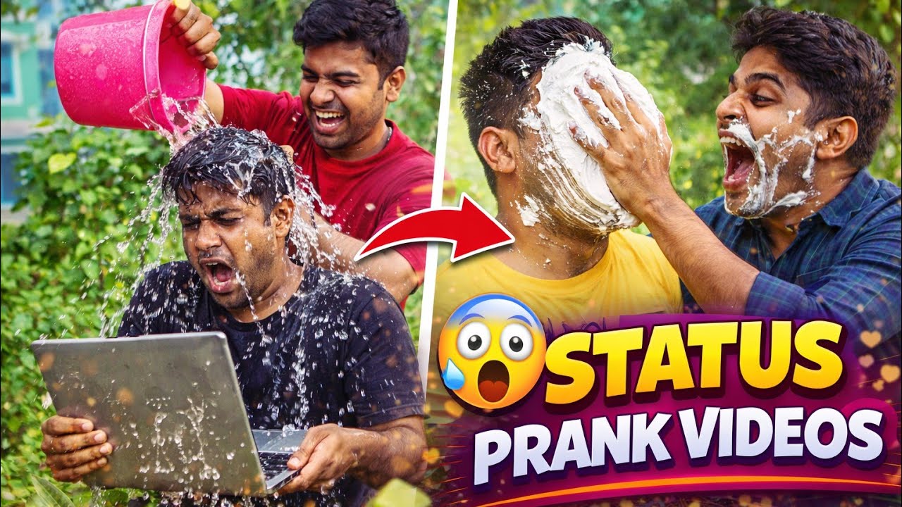 Most Viral Status Prank 😱 | Water Splash & Cake Smash Gone Crazy 😂 | Funny Prank Video 2026