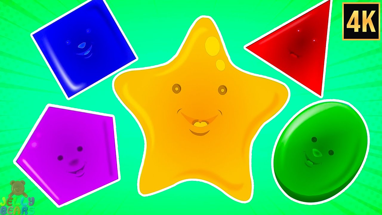 Ten little Shapes Popular Nursery Rhymes for Kids