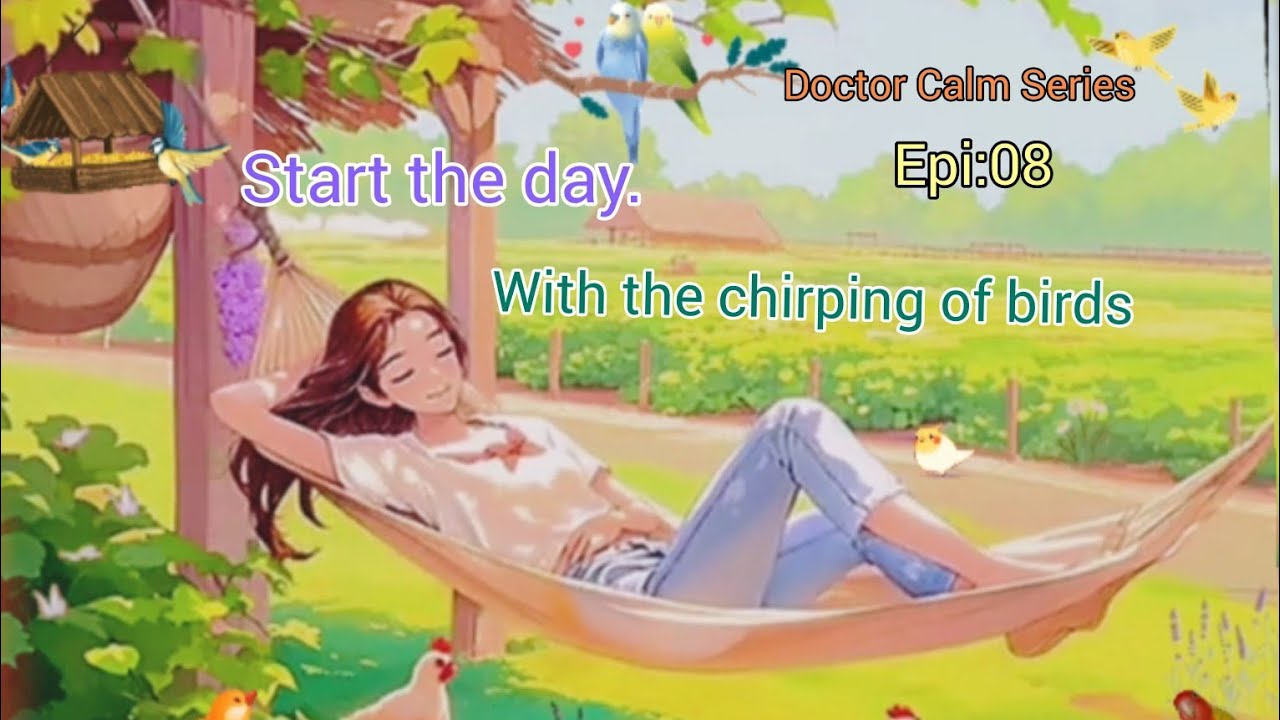 Start your day with the cheerful chirping of birds. Give your mind a healthy boost of calm & clarity