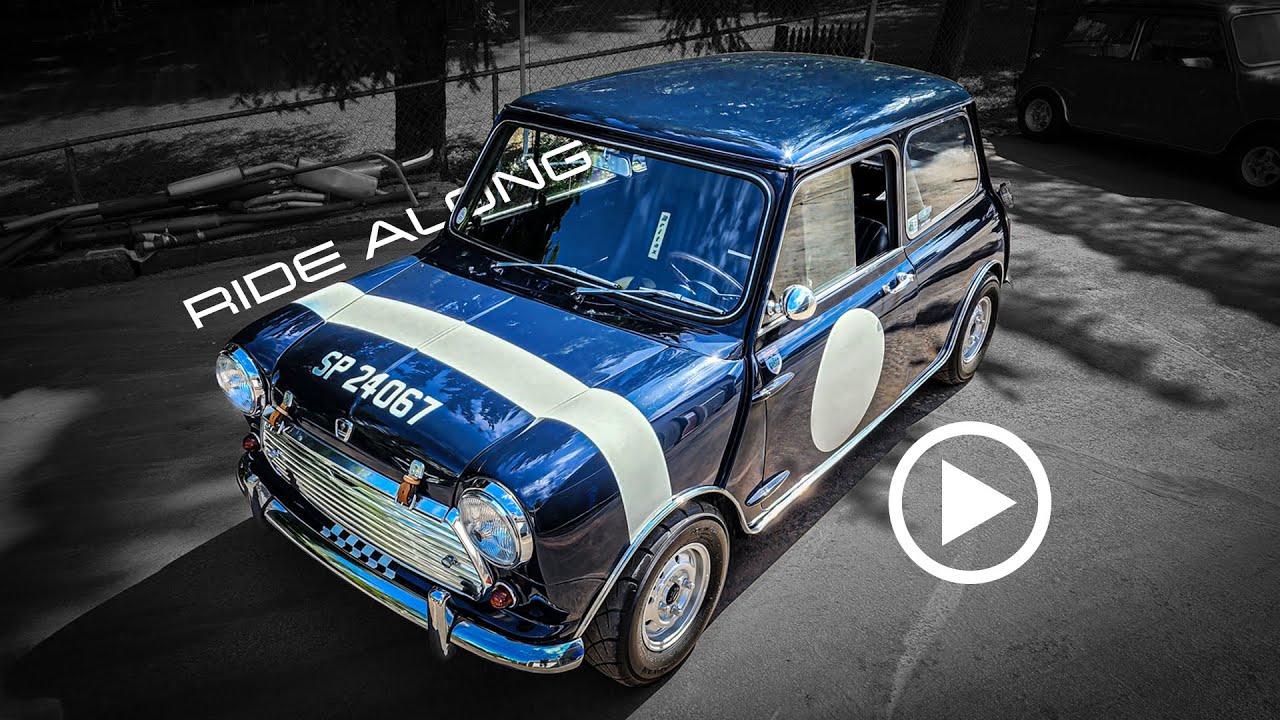 SOLD! Part 2 FOR SALE $55,000 1968 Austin Mini Cooper Cafe Racer Ride Along