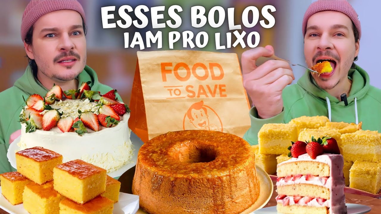 BOLOS DO FOOD TO SAVE / O QUE VEIO NA SACOLA MISTERIOSA ? Vale a pena?