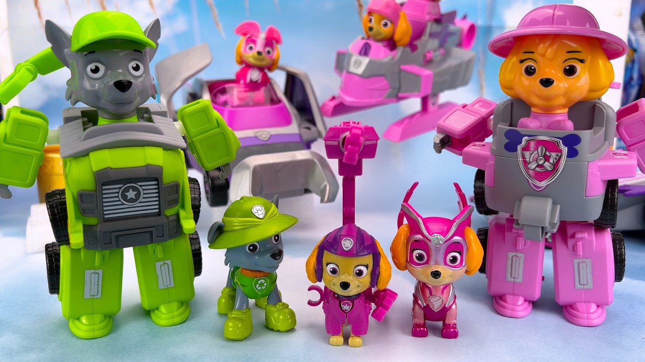 Paw Patrol Toys Unboxing ASMR | Ultimate Paw Patrol Robot Transformation 🚀🐾🎁