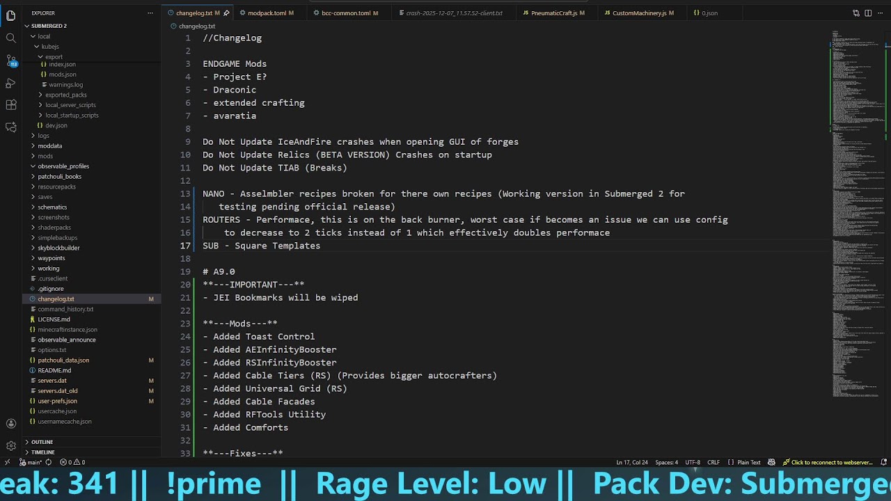 Pack Dev: Submerged 2