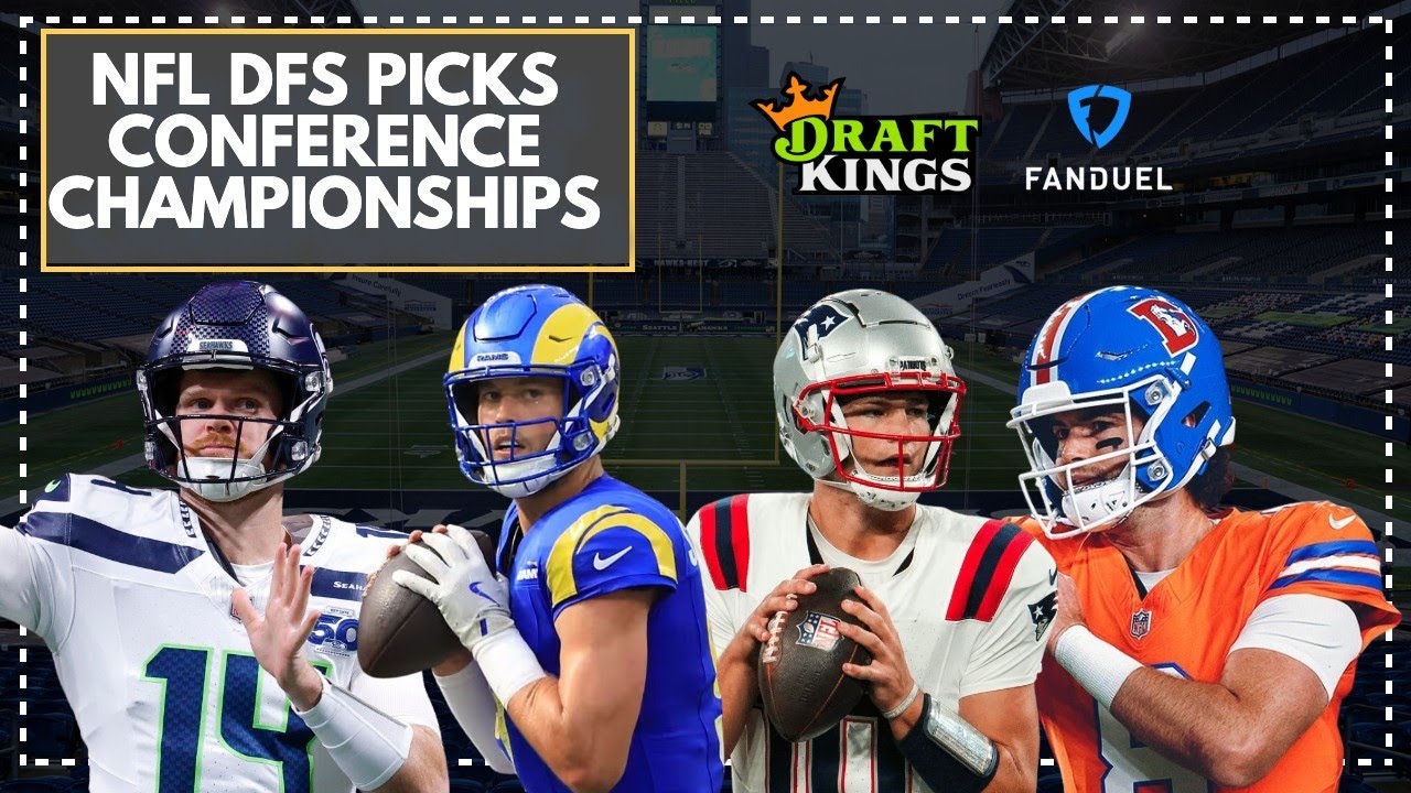 NFL DFS Picks for the Conference Championships: FanDuel & DraftKings Lineup Advice (& Showdown!)