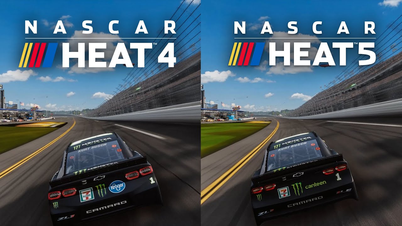 NASCAR Heat 4 vs NASCAR Heat 5 | Direct Comparison