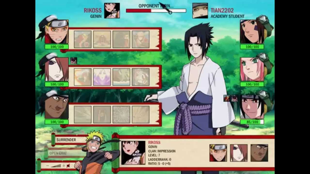 Naruto Arena Streak Teams 2014