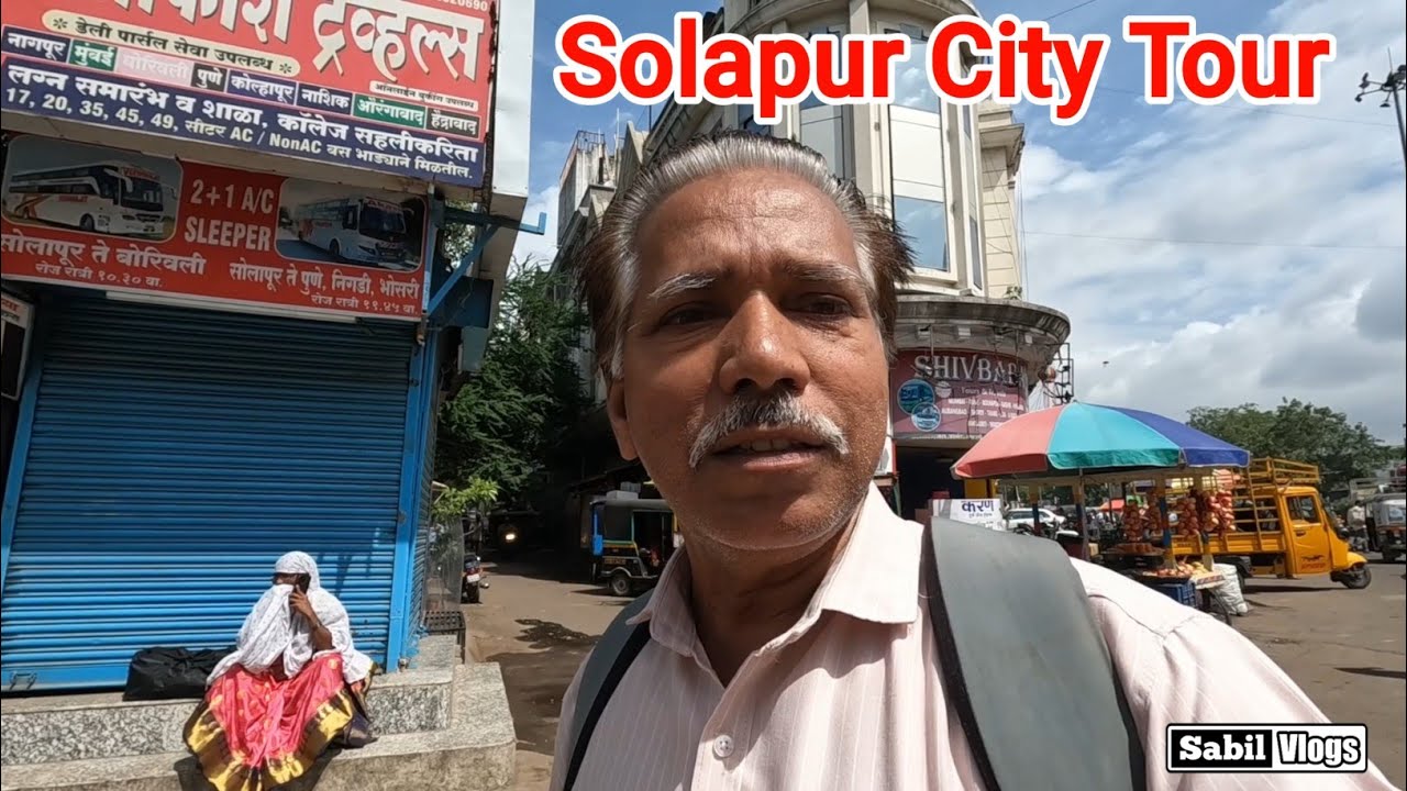 Solapur City Tour | Famous Places To Visit In Solapur | Solapur Station Area Tour