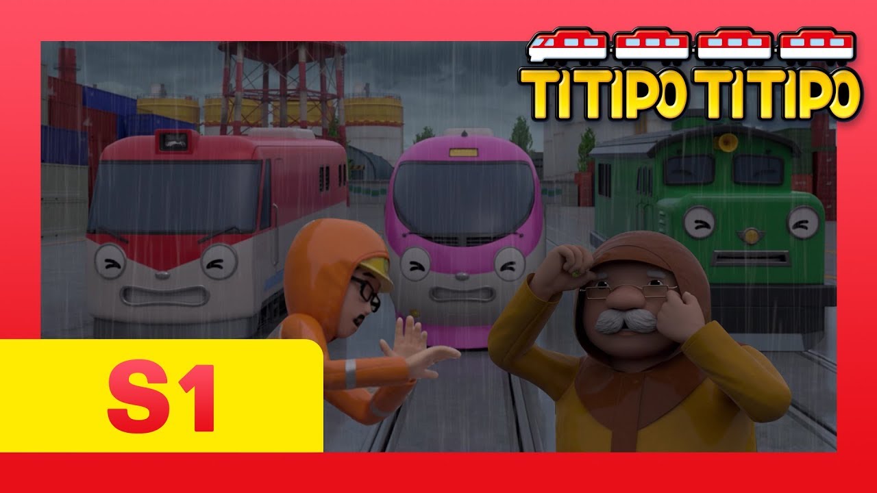 Titipo S1 E19 Las tormentas de viento dan miedo l Caricaturas para Niños l Titipo Titipo Español