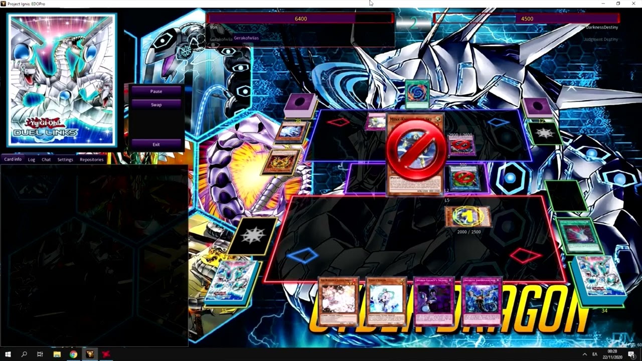 EDO-PRO 2VS2 CYBER DRAGON HEART OF THE CARDS MOMENT