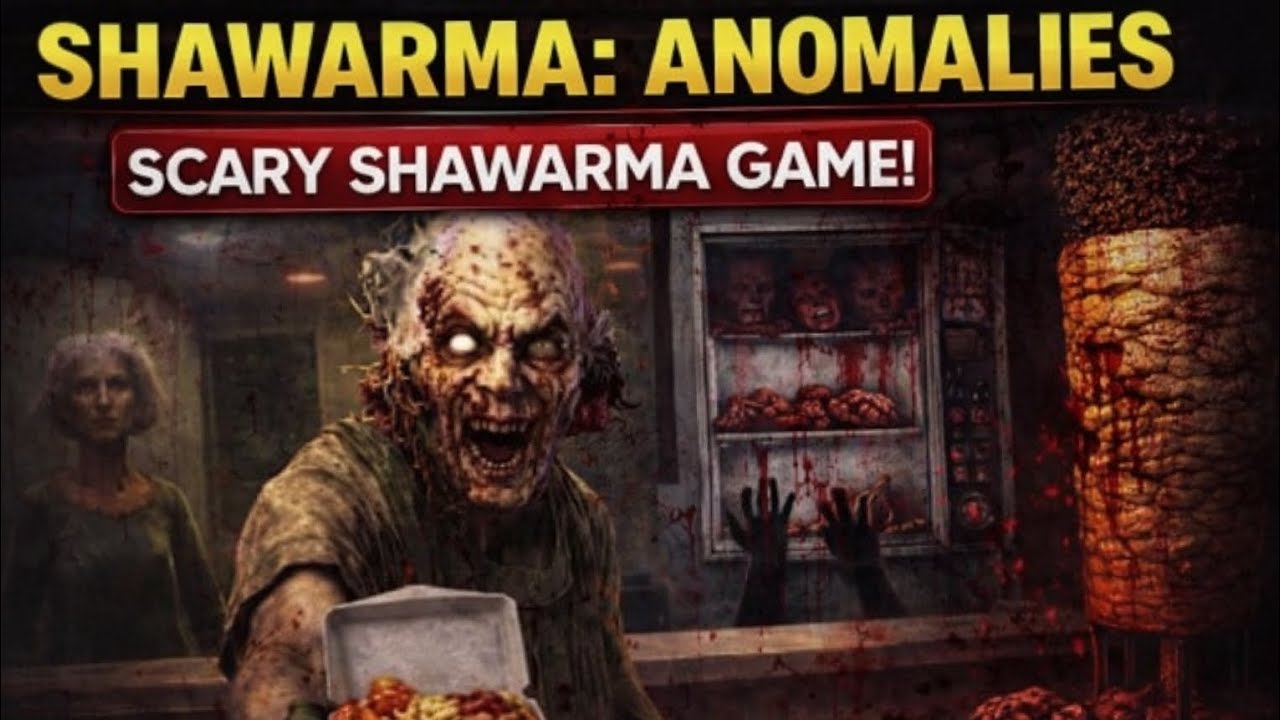 Scary Shawarma anomalies kiosk ☠️| scary Shawarma game ! | Shawarma anomalies 👻| haunted game 💀