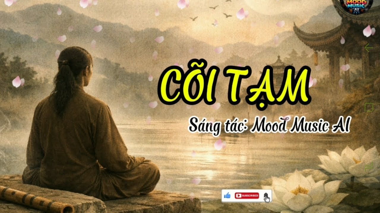 CÕI TẠM – Sáo Trúc Thiền | Nghe Để Buông, Nghe Để Lòng Nhẹ Lại|Mood Music AI
