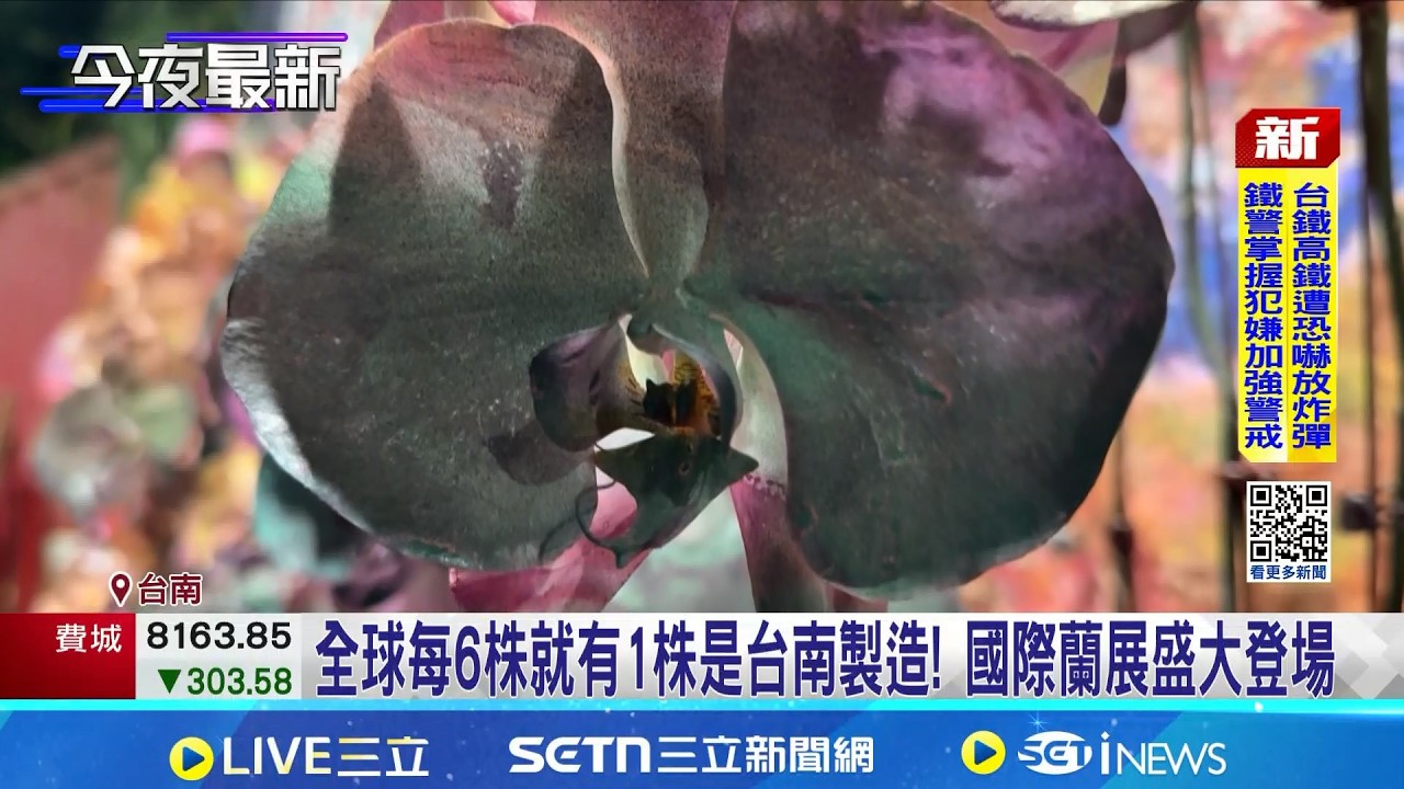 國際蘭展登場 賴總統:要對台美關稅談判有信心 全球每6株就有1株是台南製造! 國際蘭展盛大登場 │記者 王紹宇 陳俞安 │新聞一把抓  20260227│三立新聞台