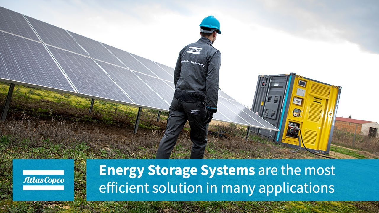 Atlas Copco's Energy Storage Systems are the most efficient solution in many applications