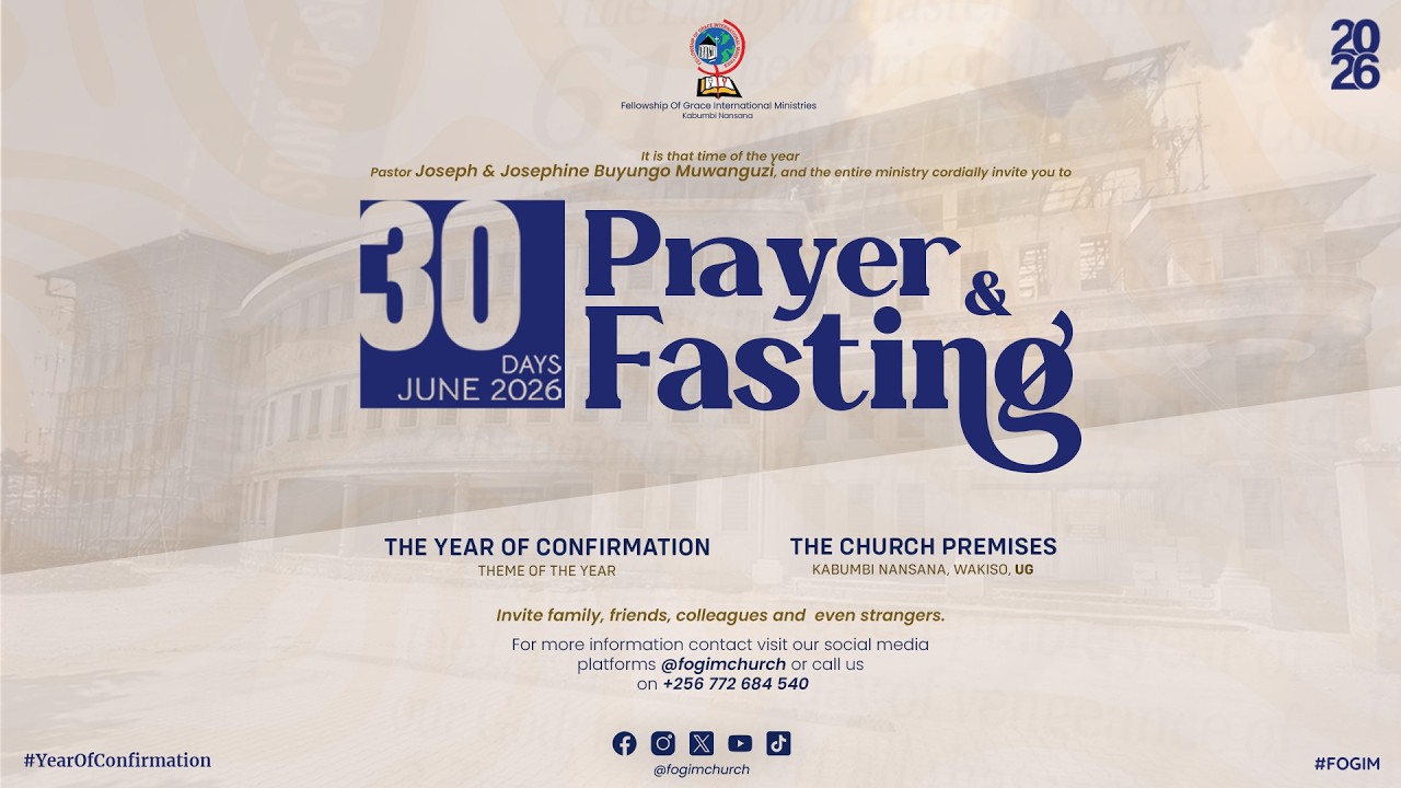 PASTOR MOSES MUGALU | TUESDAY MINISTERS' SERVICE | DAY 30 | 30 DAYS OF PRAYER AND FASTING | FOGIM