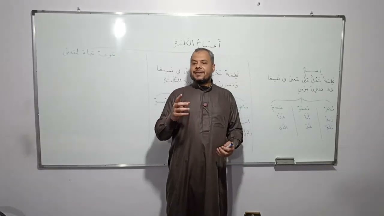 الدرس 2 | شرح  متن متممة الاجرومية | شرح الأستاذ أحمد شوقي (حفظه الله)