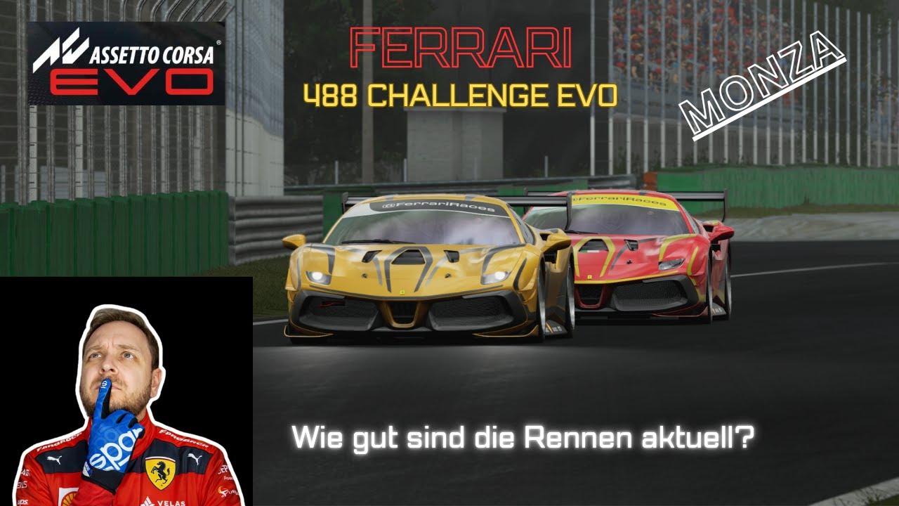 Ferrari Markenpokal in Monza–Wie gut sind die Rennen in ACE aktuell?|Ferrari 488 Challenge@A-R-Zone 