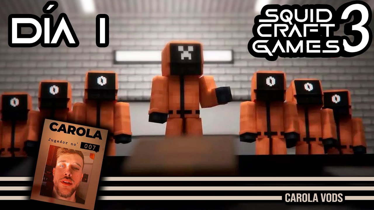 Día 1 de Carola en Squid Craft Games 3 🦑 MINECRAFT