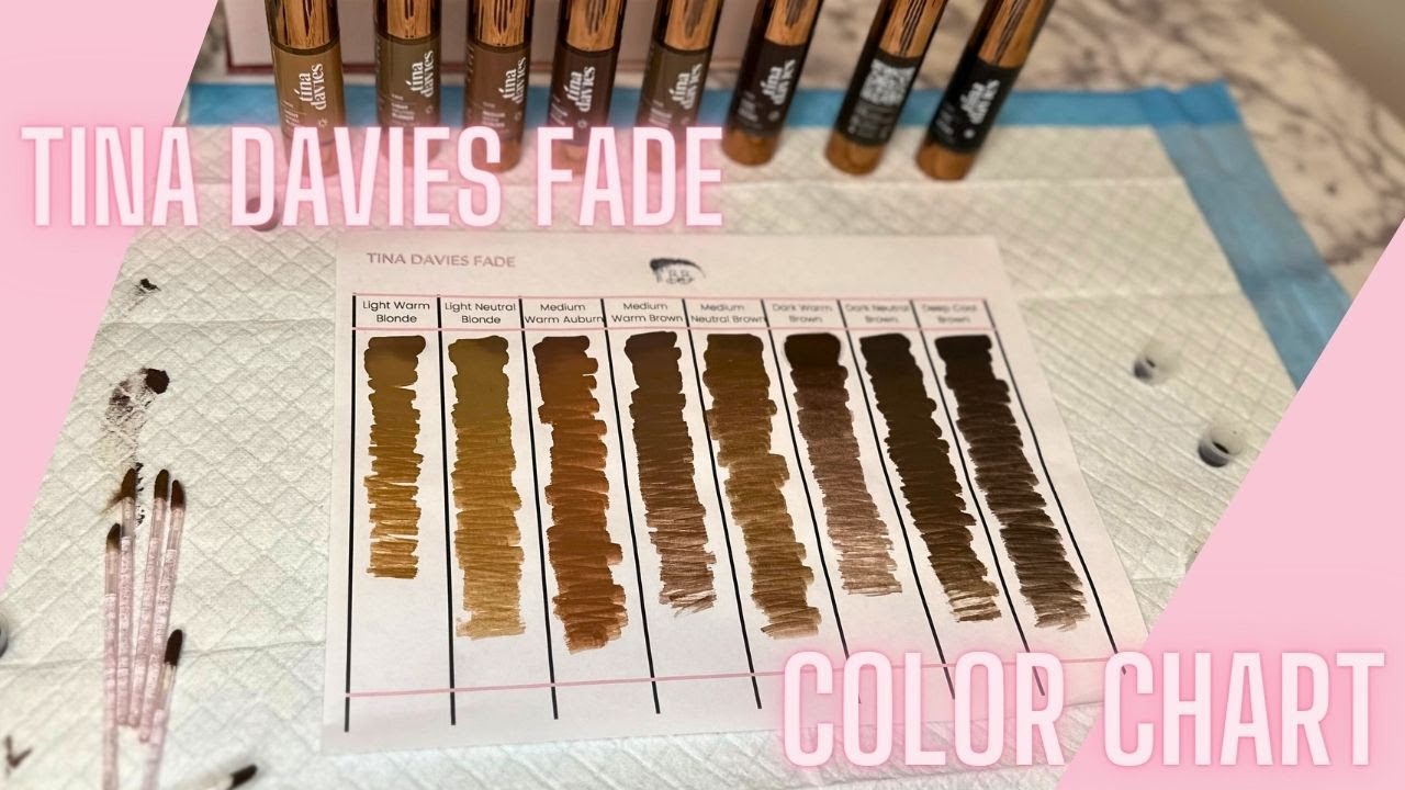 Tina Davies NEW FADE PIGMENT Color Chart (How To Make Your Own Color Chart)