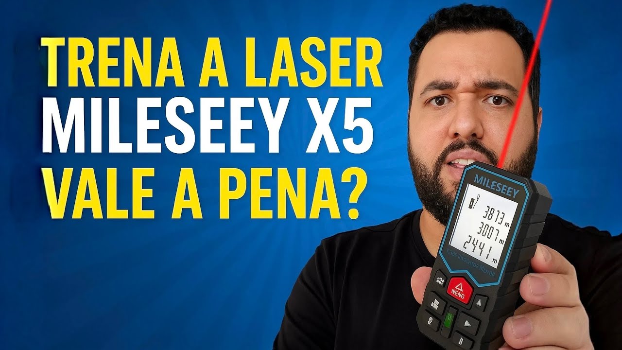 Trena digital Laser MILESEEY X5 - É boa? Será que Vale a Pena? Como usar?