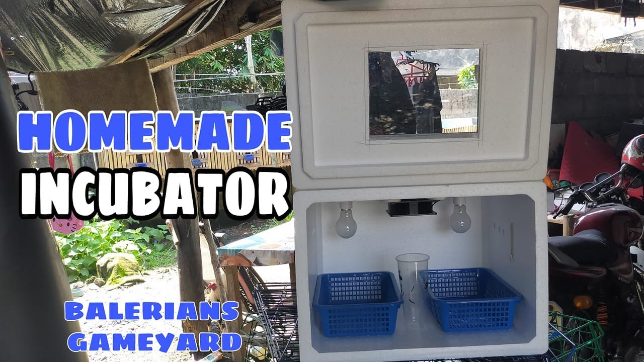 HOMEMADE INCUBATOR || BALERIANS GAMEYARD