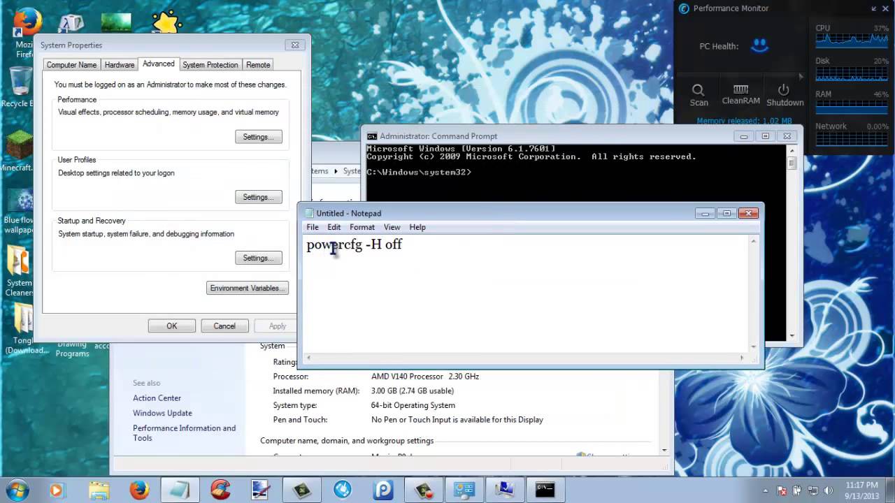 How to speed up your slow computer - Improved PC performance and RAM clean