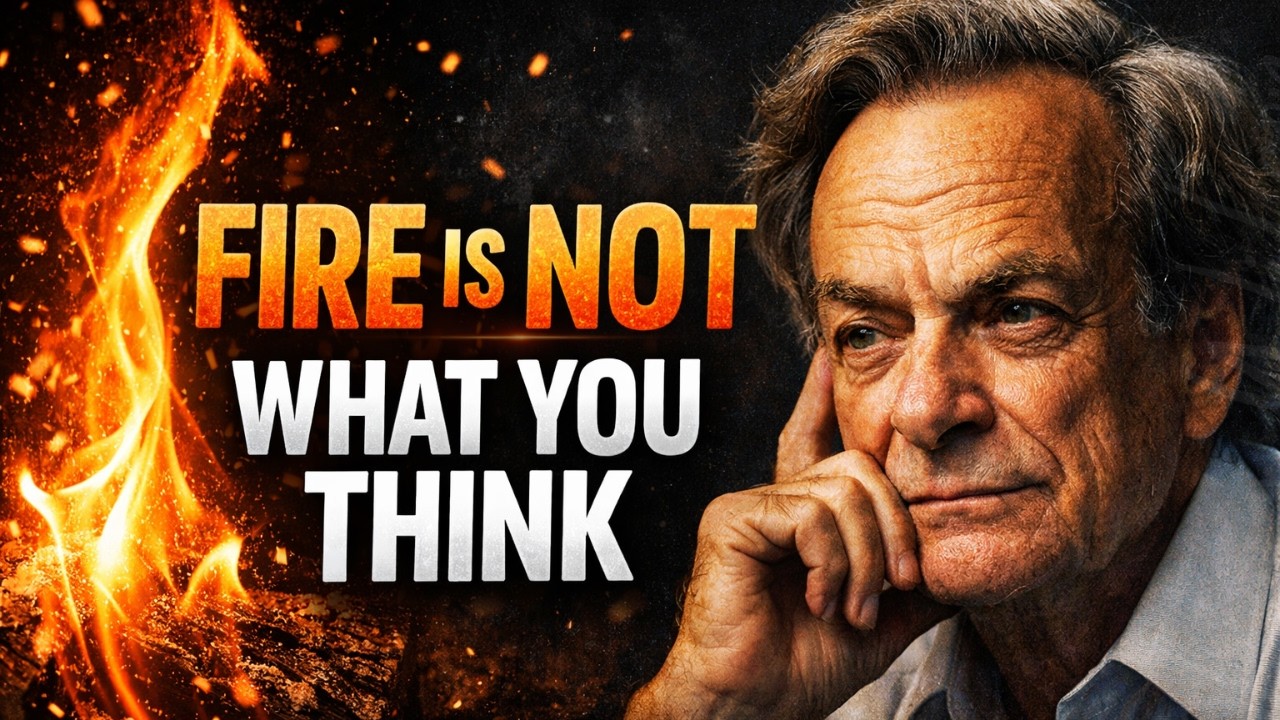 Why Fire Burns: Feynman’s Explanation That Will Change How You See Reality