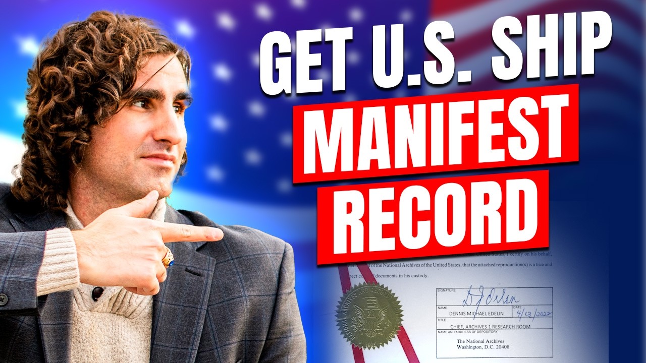 How to Get a U.S. Ship Manifest Record from NARA (for Citizenship by Descent)