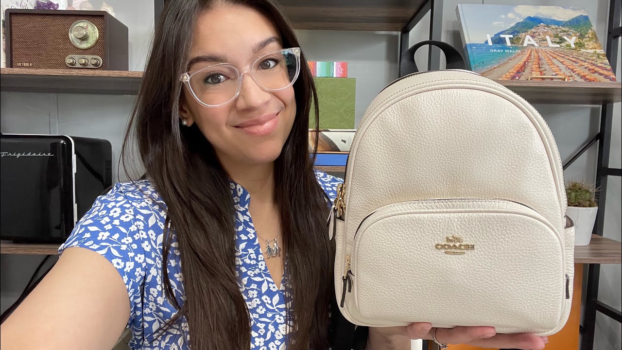 *NEW UNBOXING* Coach OUTLET Mini Court Backpack: First Impression, What Fits + More!