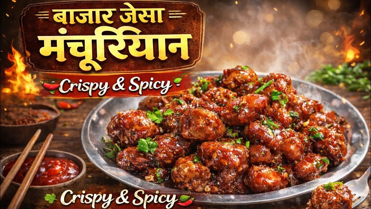 Desi Style Soya Manchurian Recipe | Crispy & Spicy Street Style#youtube #viralvideo #explore #food 