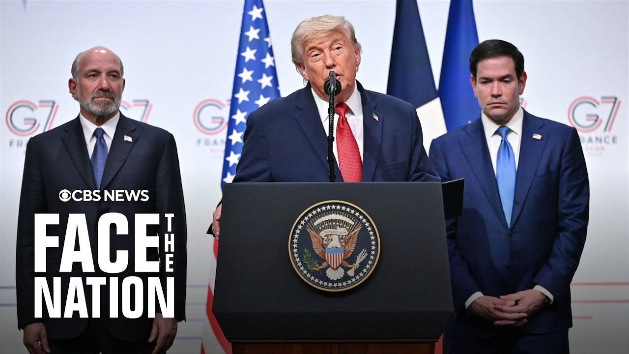 Trump holds news conference at G7 summit after meeting with world leaders | full video