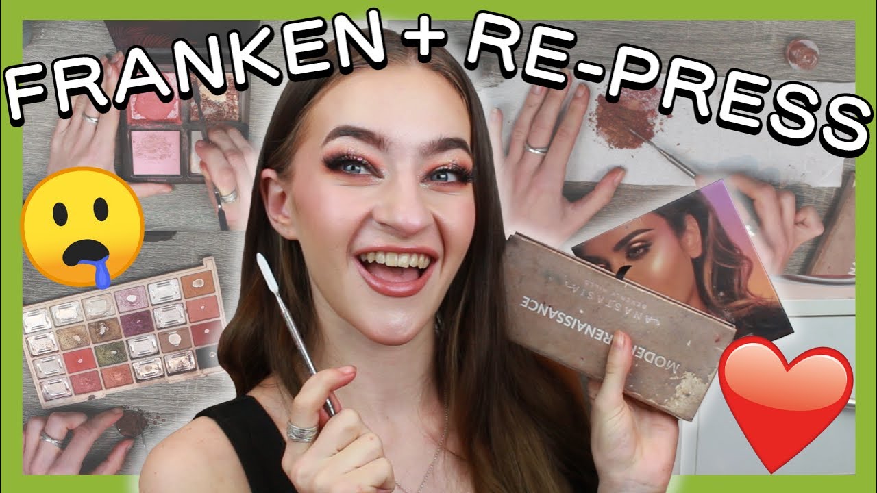 RE-PRESSING AND FRANKENING MY PAN THAT PALETTE! (so satisfying!!)