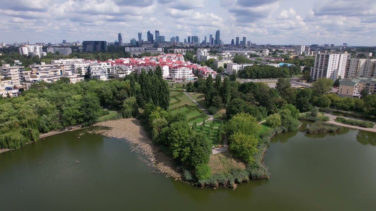 Warszawa/Park Szczęśliwicki z lotu drona (4K 30 FPS)