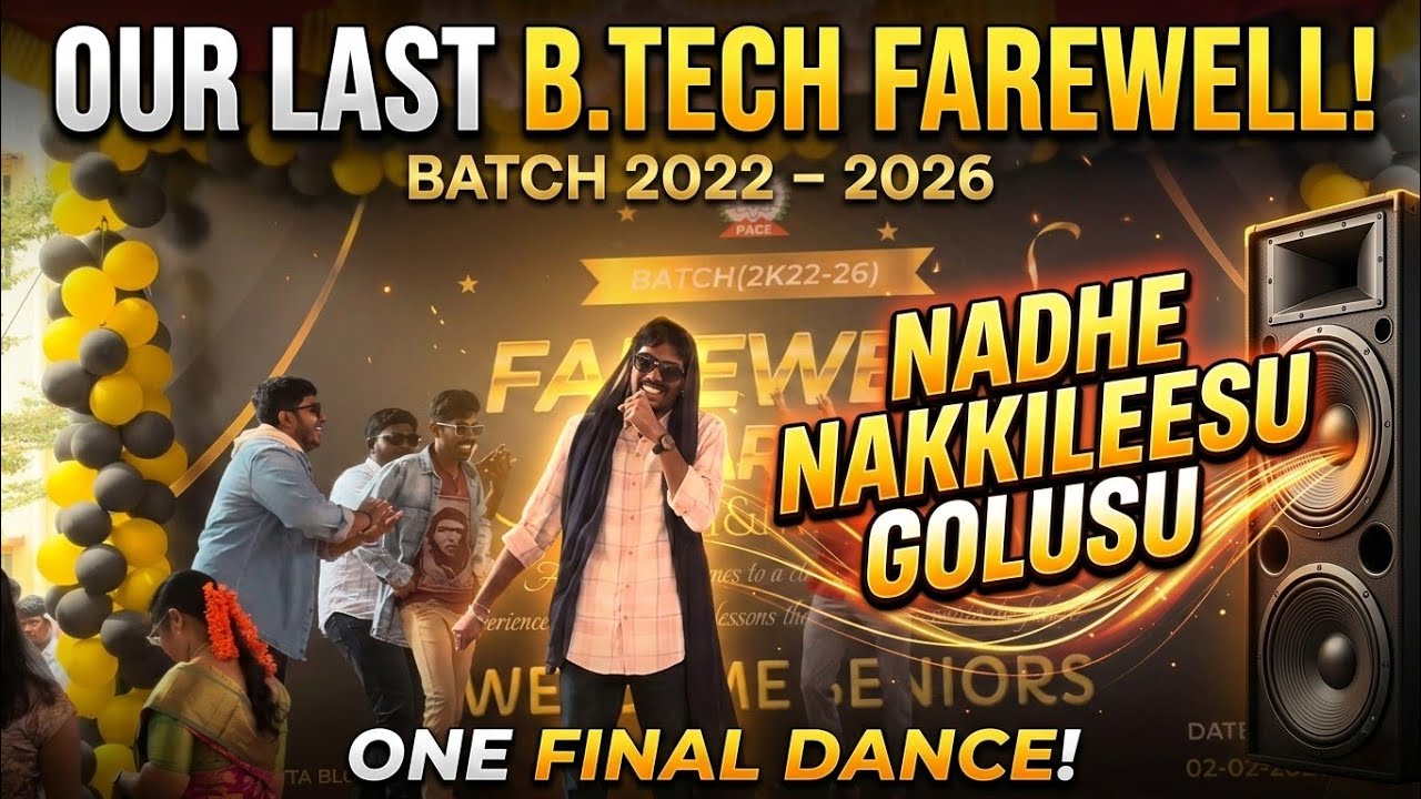 Pace college 2022-26 4th year AIML farewell 