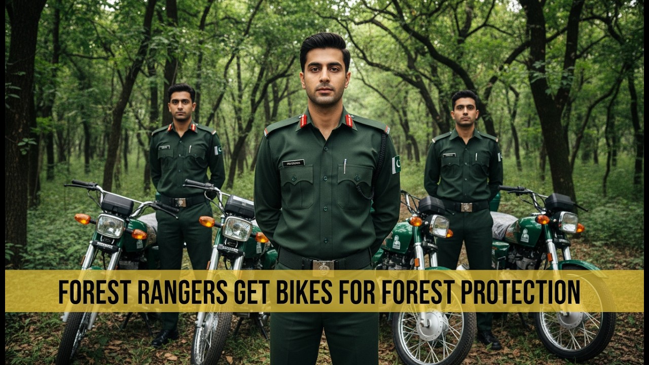 Punjab Forest Department | Bike Distributed to Rangers for Forest Protection