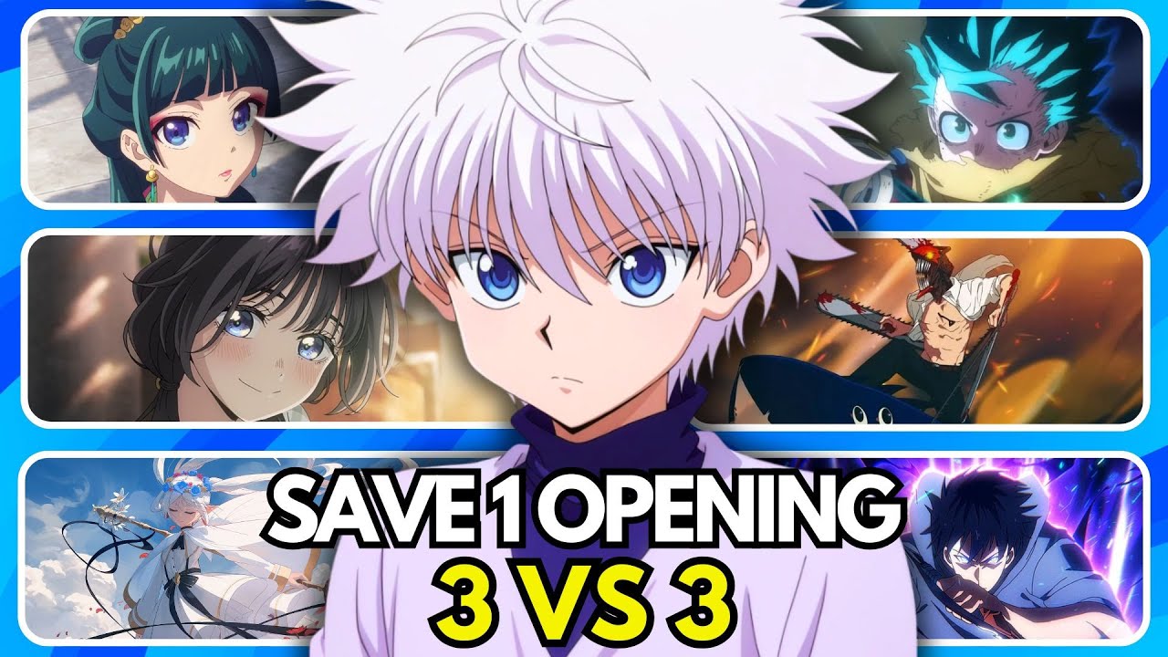 ANIME OPENING BATTLE | 3 VS 3 ✅❌ POPULAR OPENINGS Edition