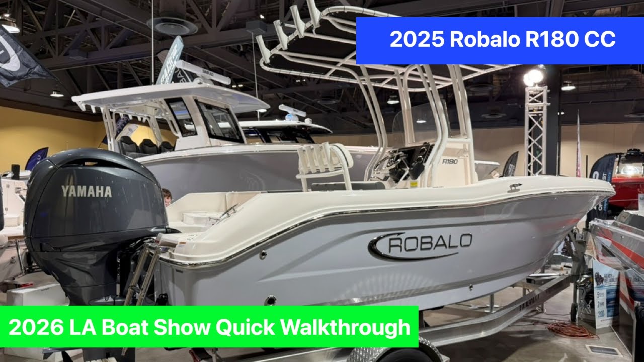 2025 Robalo R180 Quick Walkthrough 4K with Boat Show Price
