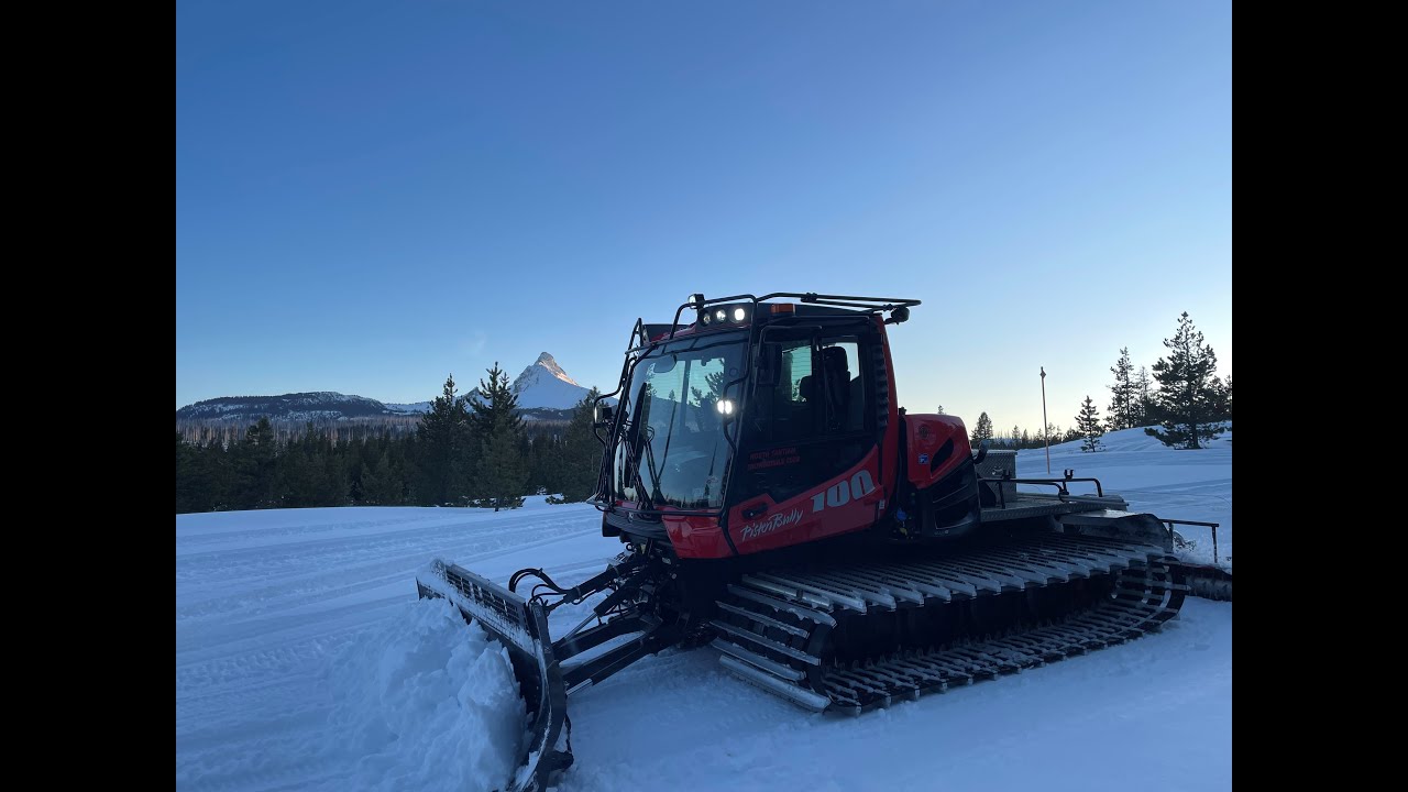 Training New Groomer in Pistenbully 100