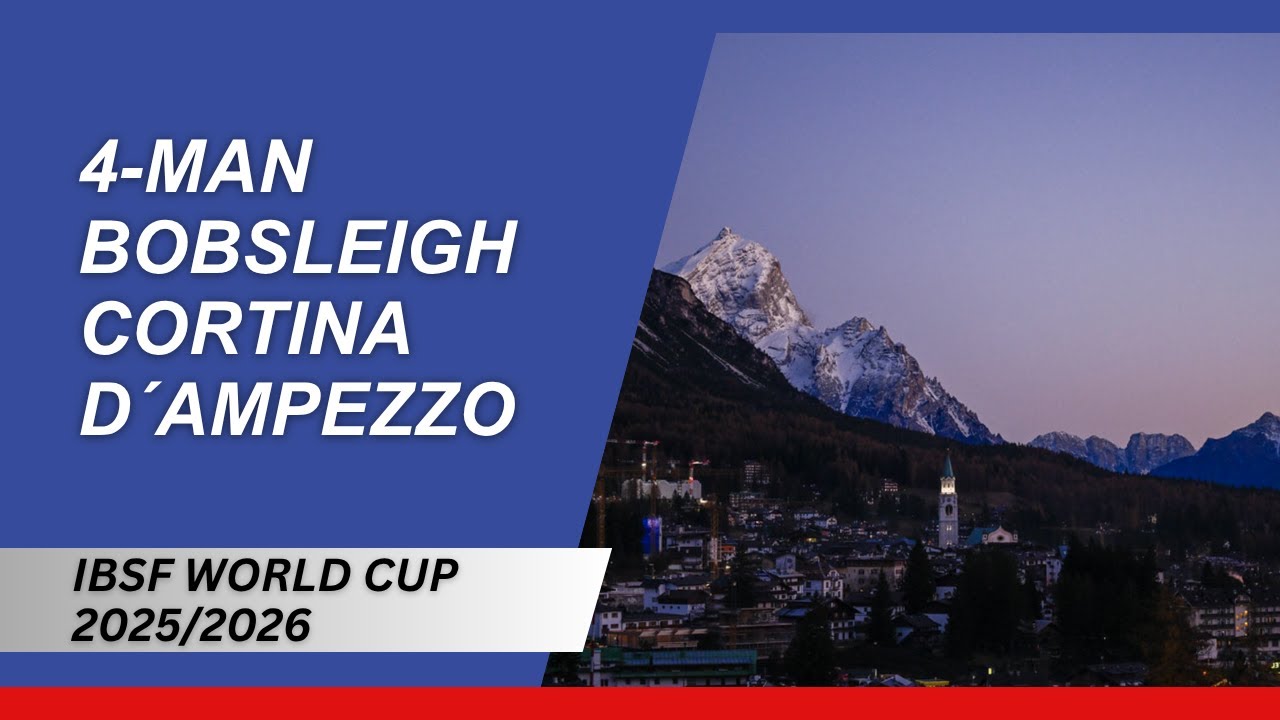 IBSF World Cup Cortina d`Ampezzo - 4-Man Bobsleigh - Heat 2