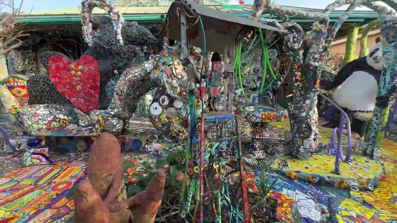 The Most Colorful House in LA ,Mosaic Tile House Tour 🌈🖼️